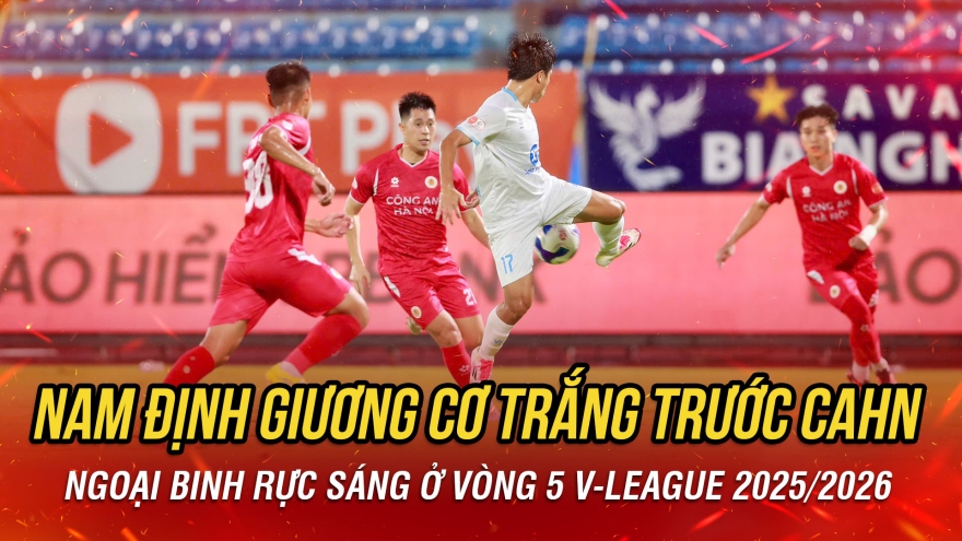 Kết quả bóng đá V-League tối 28-9: Nam Định thua tâm phục khẩu phục trước CAHN